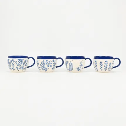 Blue Floral Charm Mug-4