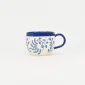 Blue Floral Charm Mug-2
