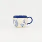 Blue Floral Charm Mug-3
