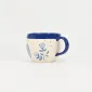 Blue Floral Charm Mug-3