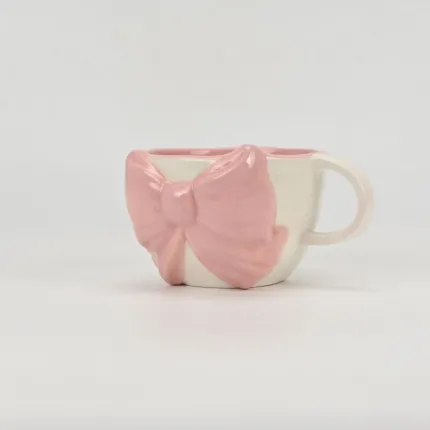 Big Bow Mug-light pink