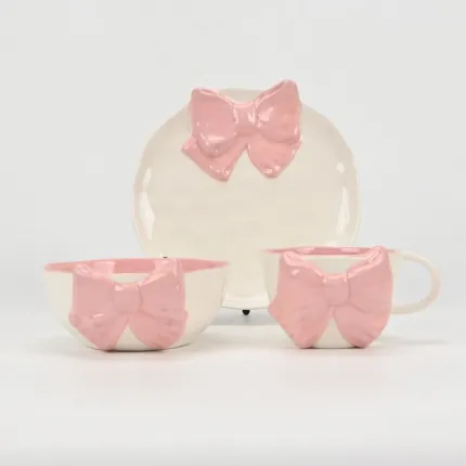Big Bow Mug-light pink