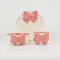 Big Bow Mug-coral pink