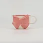 Big Bow Mug-coral pink