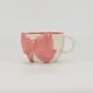 Big Bow Mug-coral pink