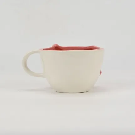 Big Bow Mug-coral pink