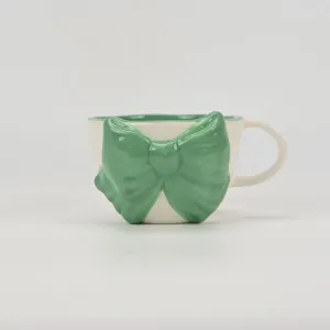 Big Bow Mug-green