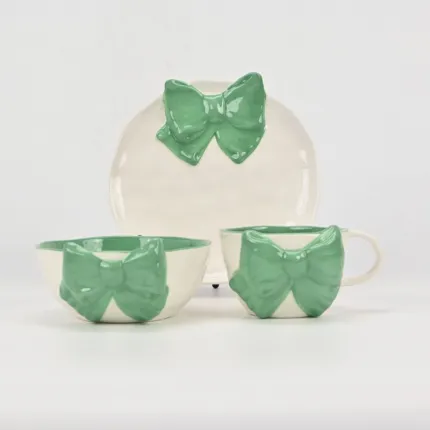 Big Bow Mug-green