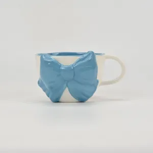Big Bow Mug-blue