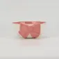 Big Bow Bowl-coral pink
