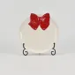 Big Bow Plate-red