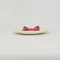 Big Bow Plate-red