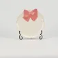 Big Bow Plate-coral pink