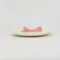 Big Bow Plate-coral pink
