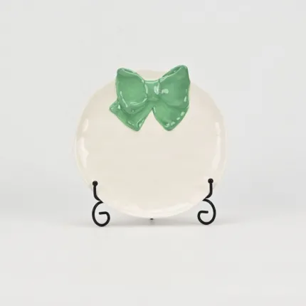 Big Bow Plate-green