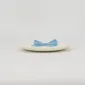 Big Bow Plate-blue