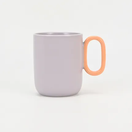 Color-Block Macaron Geometric Mug-1