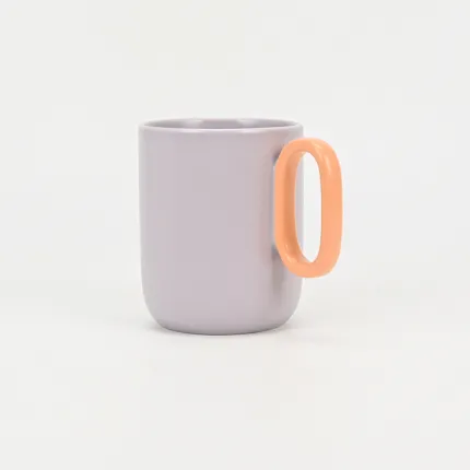 Color-Block Macaron Geometric Mug-1