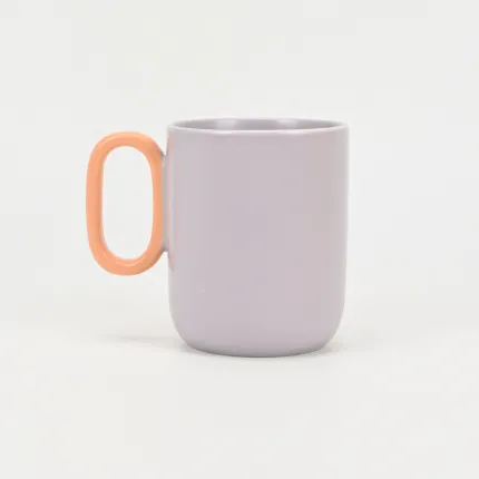 Color-Block Macaron Geometric Mug-1