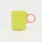 Color-Block Macaron Geometric Mug-2
