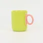 Color-Block Macaron Geometric Mug-2