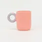 Color-Block Macaron Geometric Mug-3