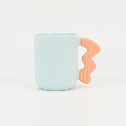 Soft Macaron Geometric Mug-1