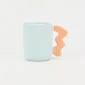 Soft Macaron Geometric Mug-1
