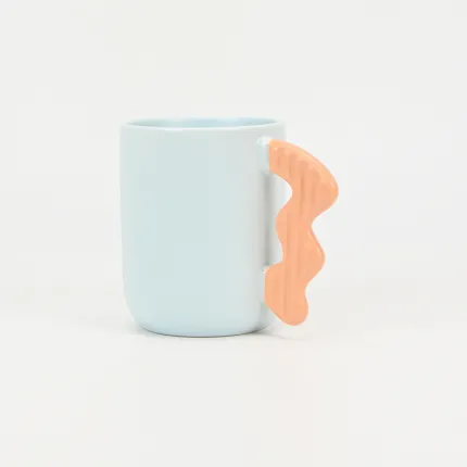 Soft Macaron Geometric Mug-1