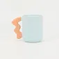 Soft Macaron Geometric Mug-1