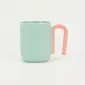 Soft Macaron Geometric Mug-2