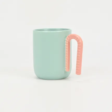 Soft Macaron Geometric Mug-2