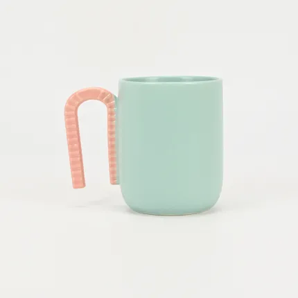 Soft Macaron Geometric Mug-2