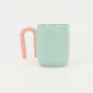 Soft Macaron Geometric Mug-2