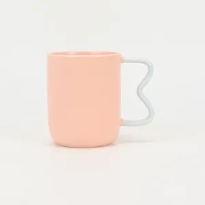 Soft Macaron Geometric Mug-3