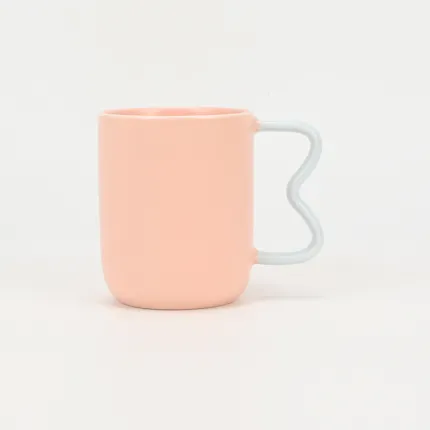 Soft Macaron Geometric Mug-3