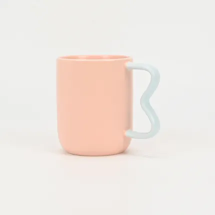 Soft Macaron Geometric Mug-3