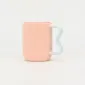 Soft Macaron Geometric Mug-3