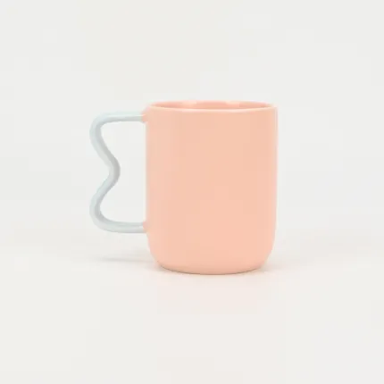 Soft Macaron Geometric Mug-3