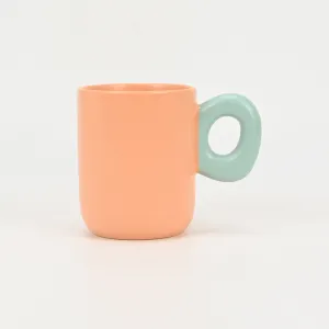 Soft Macaron Geometric Mug-4