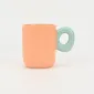 Soft Macaron Geometric Mug-4