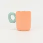 Soft Macaron Geometric Mug-4