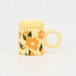 Gentle Floral Mug with Lid-1