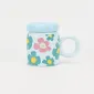 Gentle Floral Mug with Lid-4