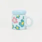 Gentle Floral Mug with Lid-4