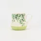 Flower Silhouette Mug-light green