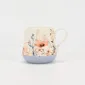 Flower Silhouette Mug-light purple