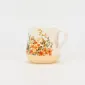 Flower Silhouette Mug-light yellow