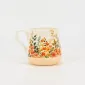 Flower Silhouette Mug-light yellow