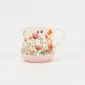 Flower Silhouette Mug-light pink